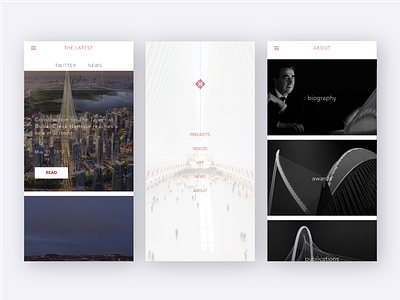 Concept App - Calatrava Arquitecture