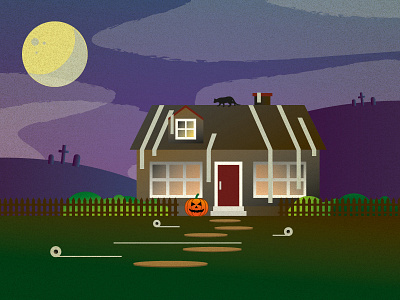 Happy Halloween debut halloween illustration vector