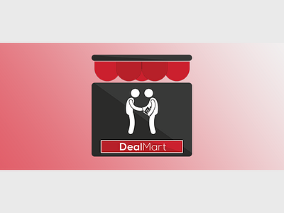 DealMart abstract app application colors creative design ecommerce flat illustration logo