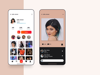 Instagram UI colors designs instagram instagram post instagram story instagram template ui uidesigns uiux ux