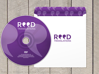 Reed Translations branding copywriting editing ee identity languages logo design purple quotes translations