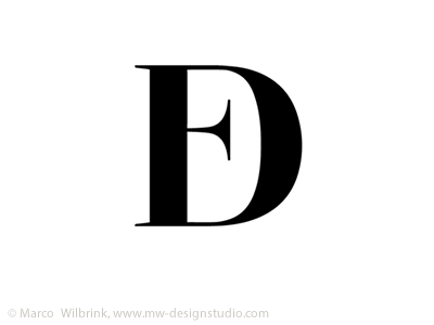 Double Favour d design df f fashion identity logo mark monogram travel