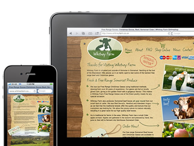 Web Design Online shop for Local Farm branding design development farm graphic logo uk web