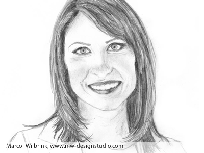 Woman face Pencil Drawing