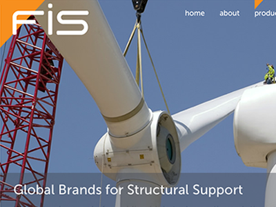 FIS Structural Support branding design graphic identity logo portfolio redesign visual web design