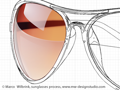 Sunglasses Process Detail cs6 design detail glasses graphic illustration illustrator lens light optics plastic process ray realistic reflection shades shiny summer sun sunglasses vector