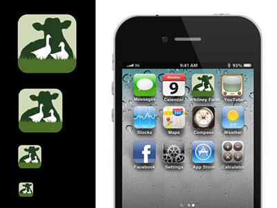 Bookmark Icons for Local Farm bookmark design favicon graphic icon icons ios ipad iphone logo mobile safari tablet
