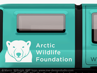 AWF Branding animal antarctic arctic awf bear brand branding design foundation friendly graphic icon design iconic identity logo mockup polar soft symmetrical vector wildlife
