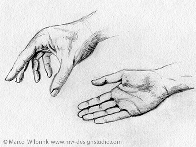 Hands Pencil Drawing By Marco Stephano Dribbble Dribbble