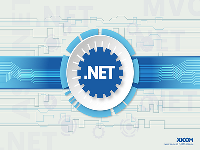 Microsoft dot net Banner design