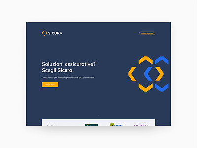 Sicura landing animation interaction landing layout minimal mono mono.studio scroll sicura startup typography ui web website