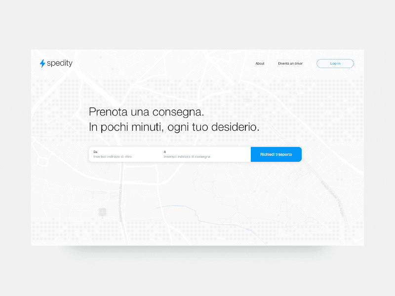 Spedity landing animation animation interaction landing minimal startup web