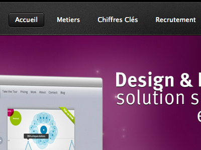 Header menu design header layout menu ui web