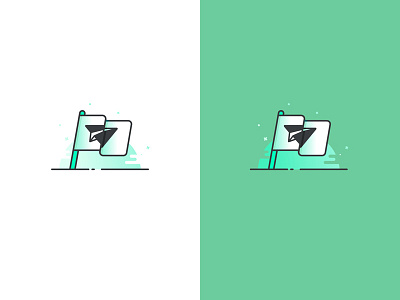 Flag - Start campaign 🏁 campaign flag icon illustration send vector