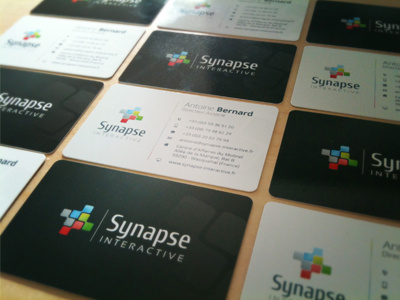 Business cards - Synapse Interactive branding corporate identity logo