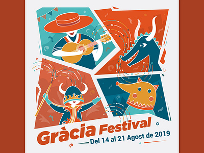 Gracia Festival in Spain