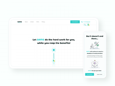 SAME - Landing page