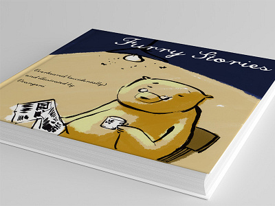 Furry Stories Book Cover book childrens books comic freehand hand drawing illustration sketch