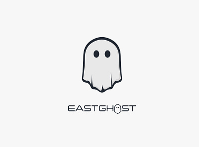 EastGhost branding clean dribbble icon logo minimal typography vector