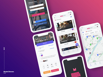 Mobile Reservation app brand branding clean design dribbble illustration ui ux