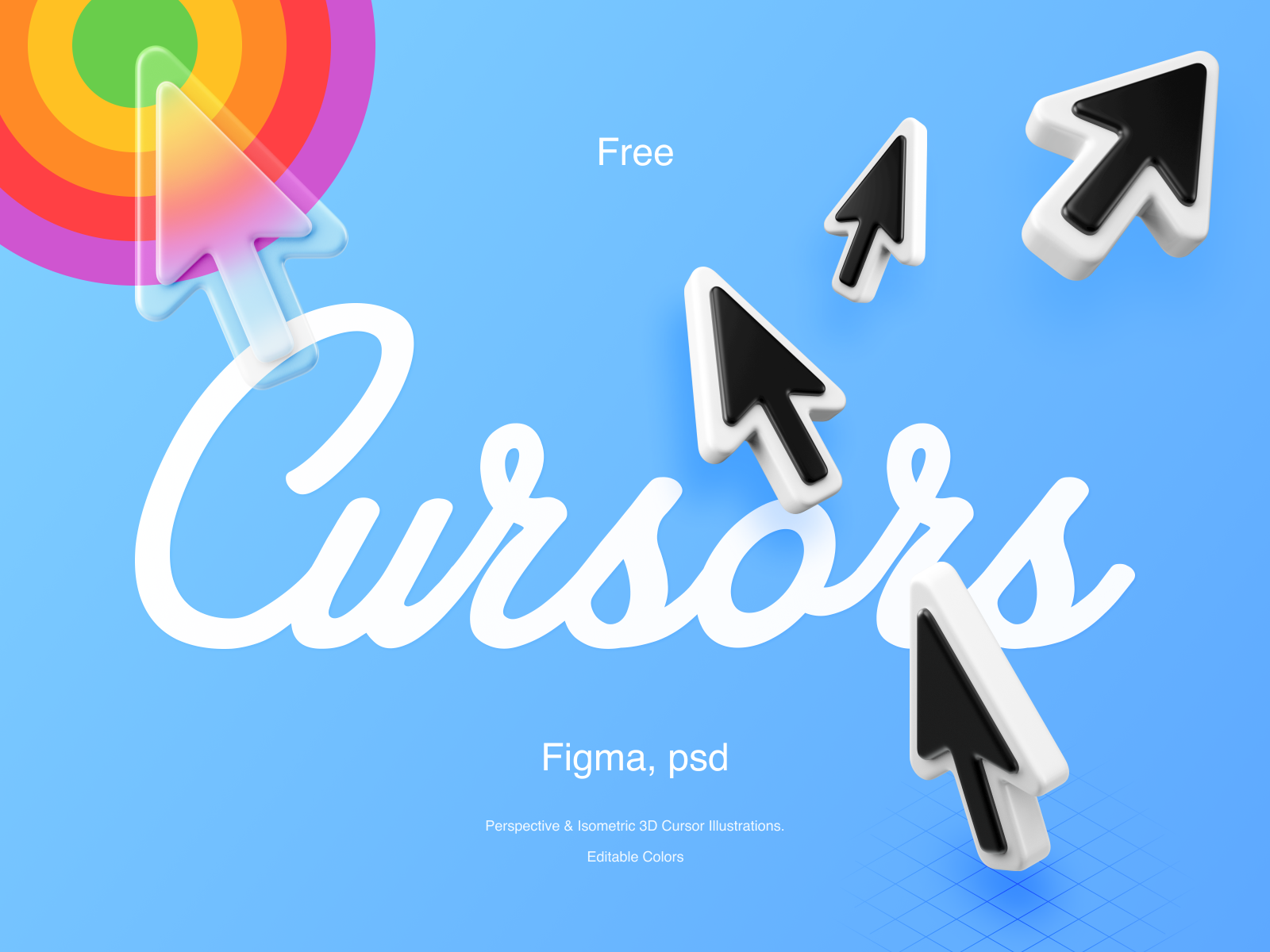 Download Free 3d Macos Cursor Illustrations Figma Photoshop By Huseyin Gayiran On Dribbble