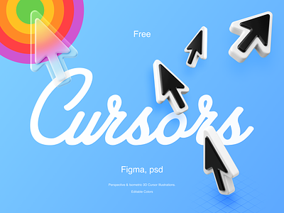 FREE 3D MacOS Cursor Illustrations - Figma, Photoshop 3d bigsur cursor illustration macos