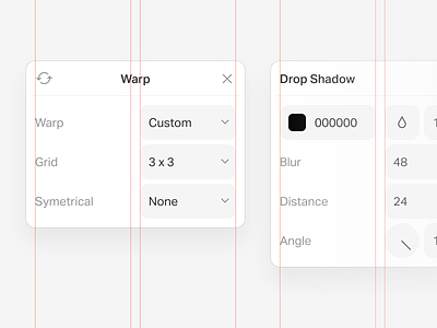 😎🤞 app design design app dropshadow editor effect figma grid interface ui ux vector