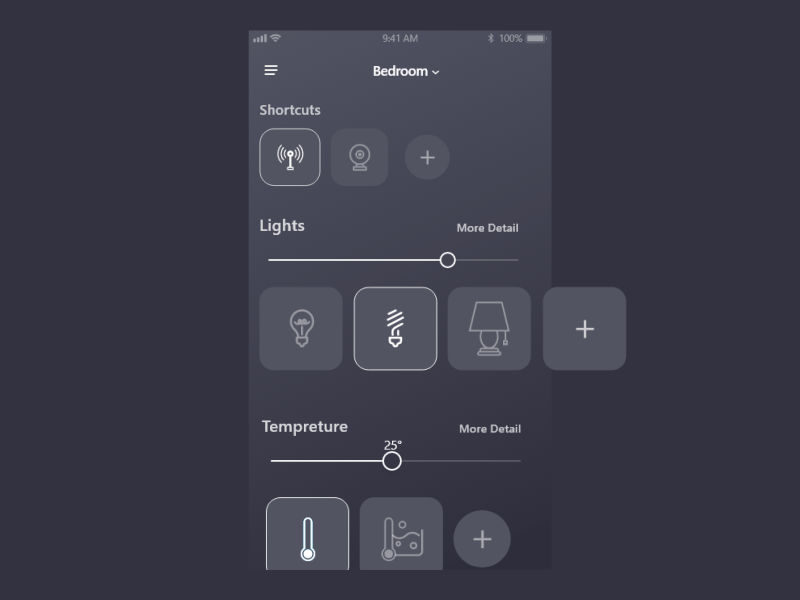 Smart Home App Animation