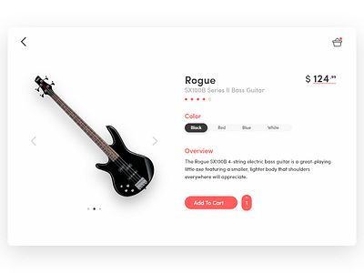 Web Product Page interface product page shopping ui