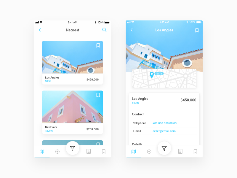 Home Finder App by Hüseyin Gayiran on Dribbble
