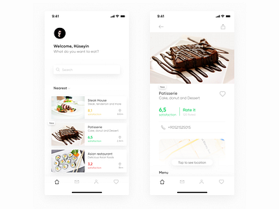 Restaurant Finder App UI