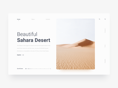 Beautiful Sahara Desert