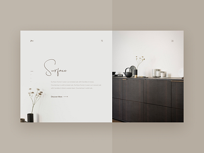 Furniture Website Concept design furniture interface surface typogaphy ui ux web website