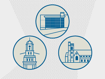 Building Icons buildings church graphics icons map pattern town hall