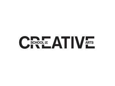 School of Creative Arts arts creative identity logo typo typography