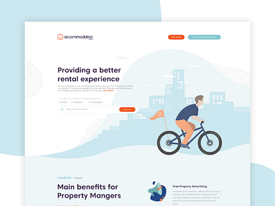 Landing Page Concept home homepage landing page ui ux web design