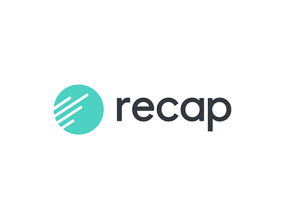 Recap Logo branding cryptocurrency flat font identity letters logo logotype recap simple type