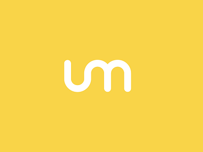 Um Logo branding flat icon idetity logo logotype mark umbrellas