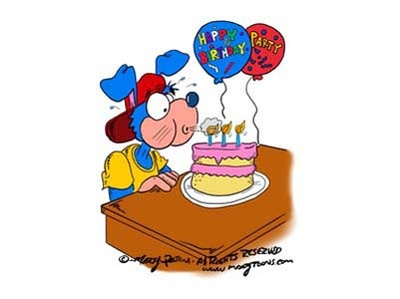 Cake Blower balloons birthday birthday bash birthday cake blow candles cartoon cartoon art cartoon character cartoon design character design illustration whimsical