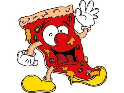 Pizza Man cartoon art cartoon character cartoon design character design cheese food illustration mushroom olives pepperoni pizza slice of pizza whimsical