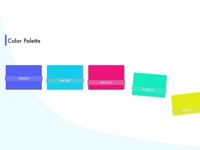 Color Palette beautiful bright color palette colorful design ui ux web design