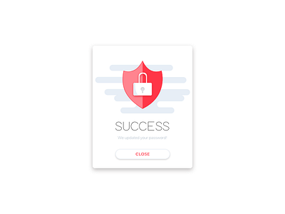 Success Popup 016 clean dailyui desktop illustration ios password popup success ui ux