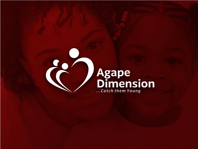 Agape Dimension Logo agape charity logo logo design love