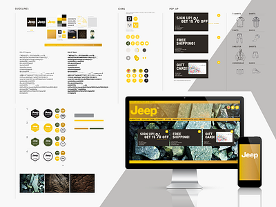Jeep Ecommerce Layout 12 design graphic design jeep layout mockup ui ux webdesign website wip wireframe www