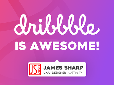 Dribbble shout-out / for being awesome! awesome brand comment creative dribbble graphic shout out shoutout
