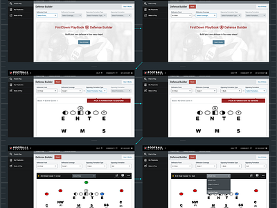 Football Play Maker App / Defense Builder by James Sharp on Dribbble