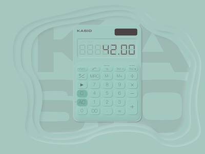 kasio - daily 004 calculator daily 004 daily 100 challenge daily ui daily004 dailyui design neumorphic neumorphism skeumorphic skeumorphism skeuomorph skeuomorphic skeuomorphism