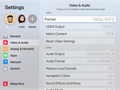 Apple TV settings rework - daily 007