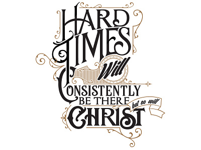 Hard Times design illustration lettering type typography
