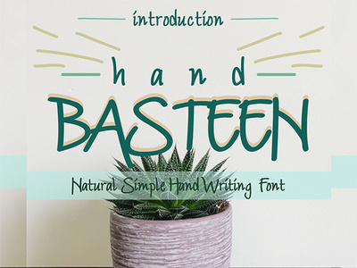 Free Font: Hand Basteen Font